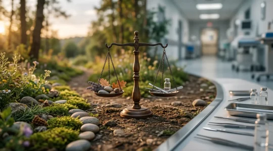 Medical decision-making visualization for herniated disc surgery after prolonged conservative treatment