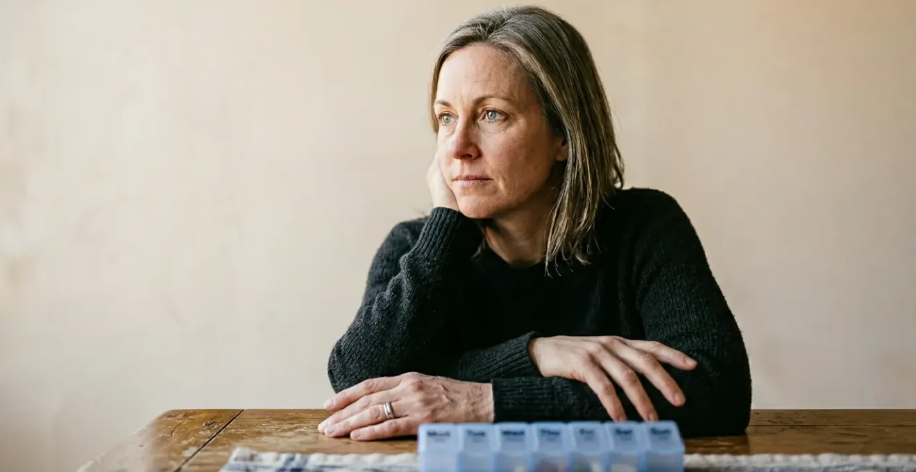 Patient navigating 12-week intensive medical treatment protocol with support and determination