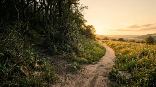 A conceptual health transformation scene representing metabolic recovery