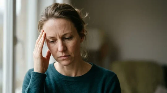 Physical manifestation of stress impact on body balance and equilibrium